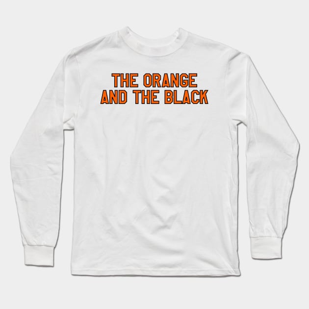 the orange and the black Long Sleeve T-Shirt by cartershart